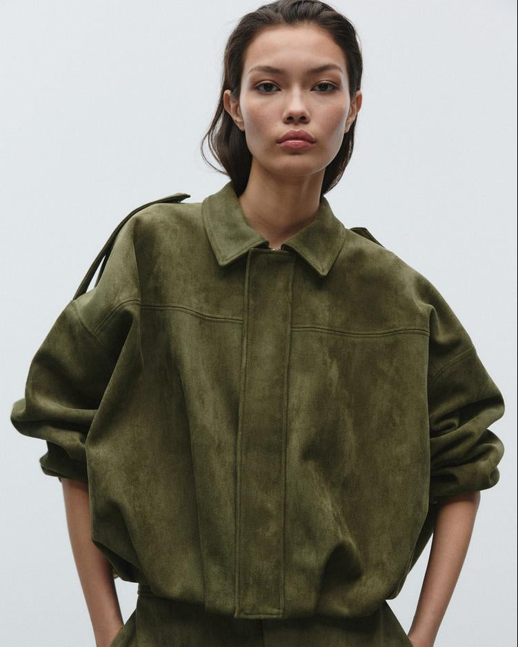 Luna | Elegant Suede Loose Jacket