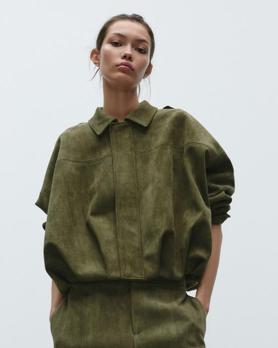 Luna | Elegant Suede Loose Jacket