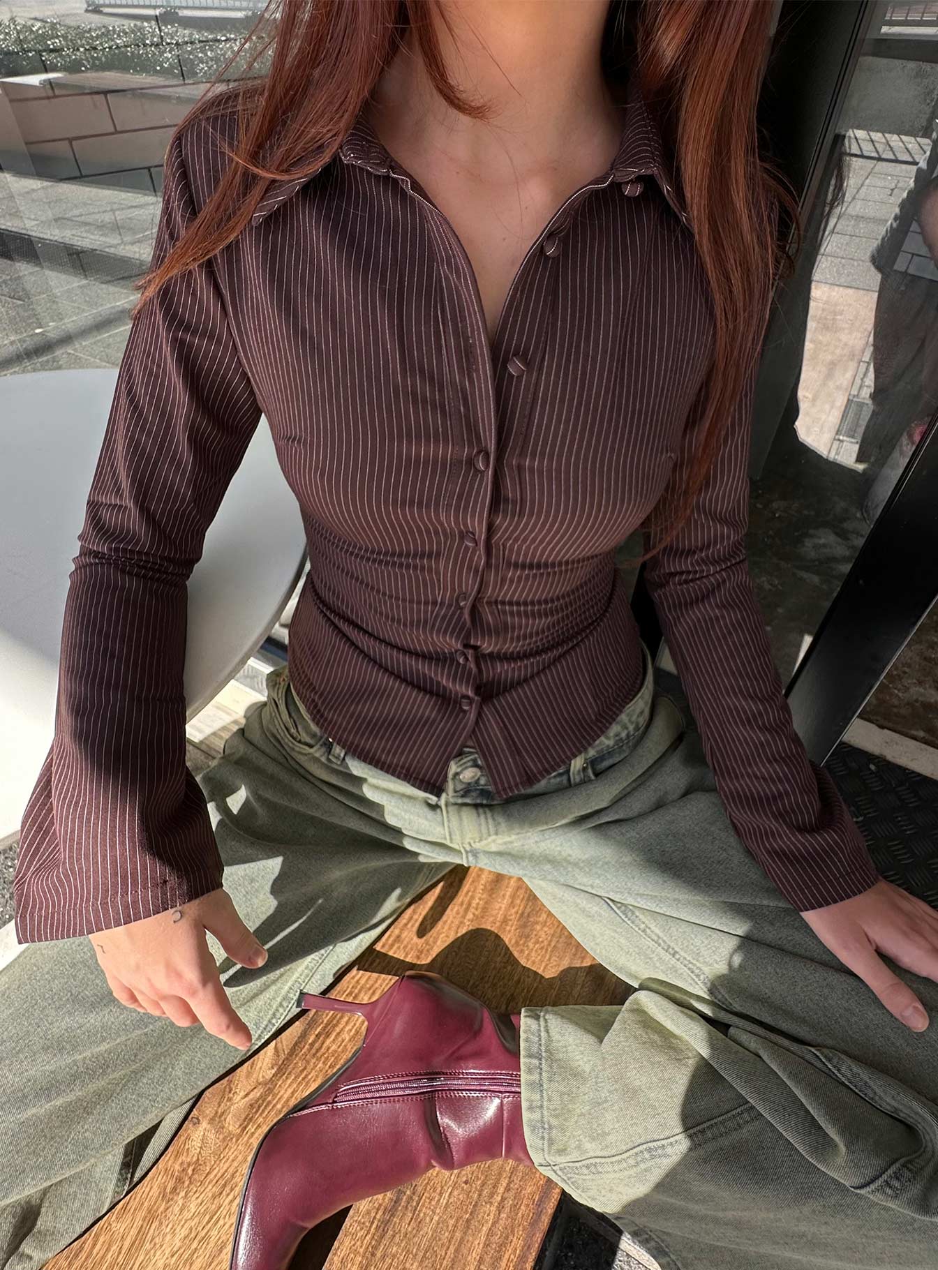 Anna pinstripe shirt