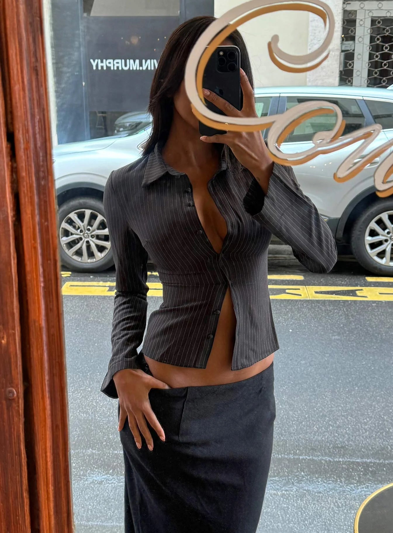 Anna pinstripe shirt
