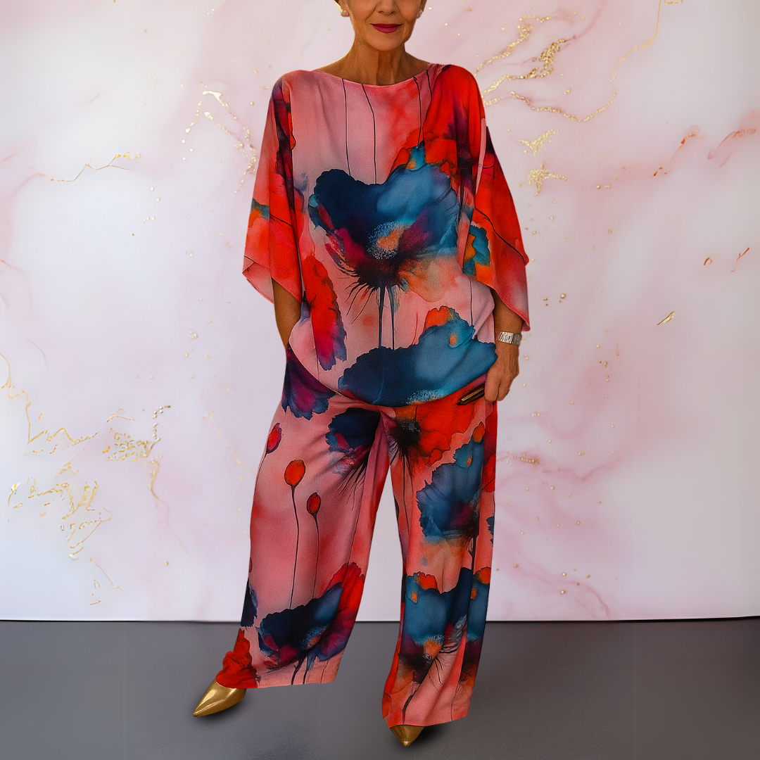 Moniek™ | Women's Satin Two-Piece Set