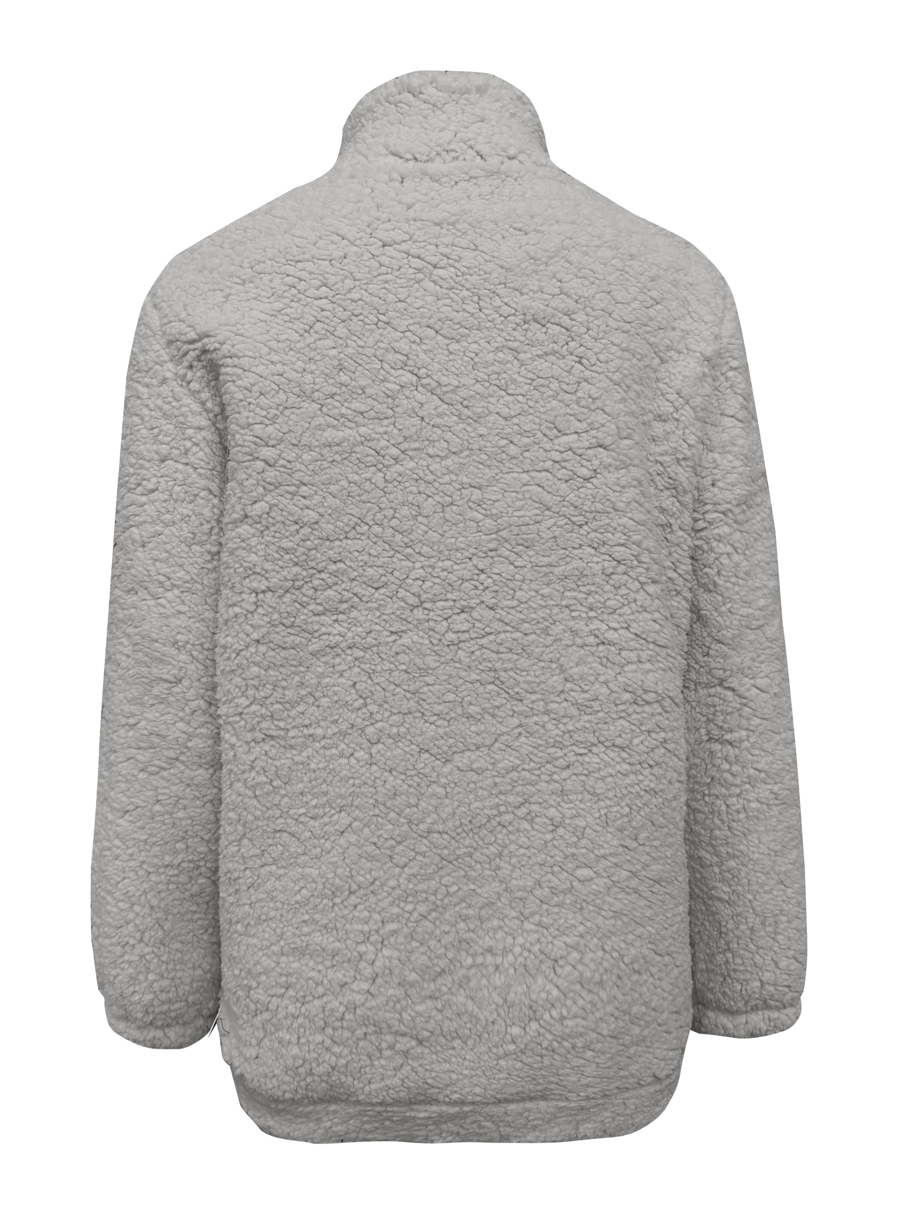 NOREEN | Zip-Up Teddy Sweater