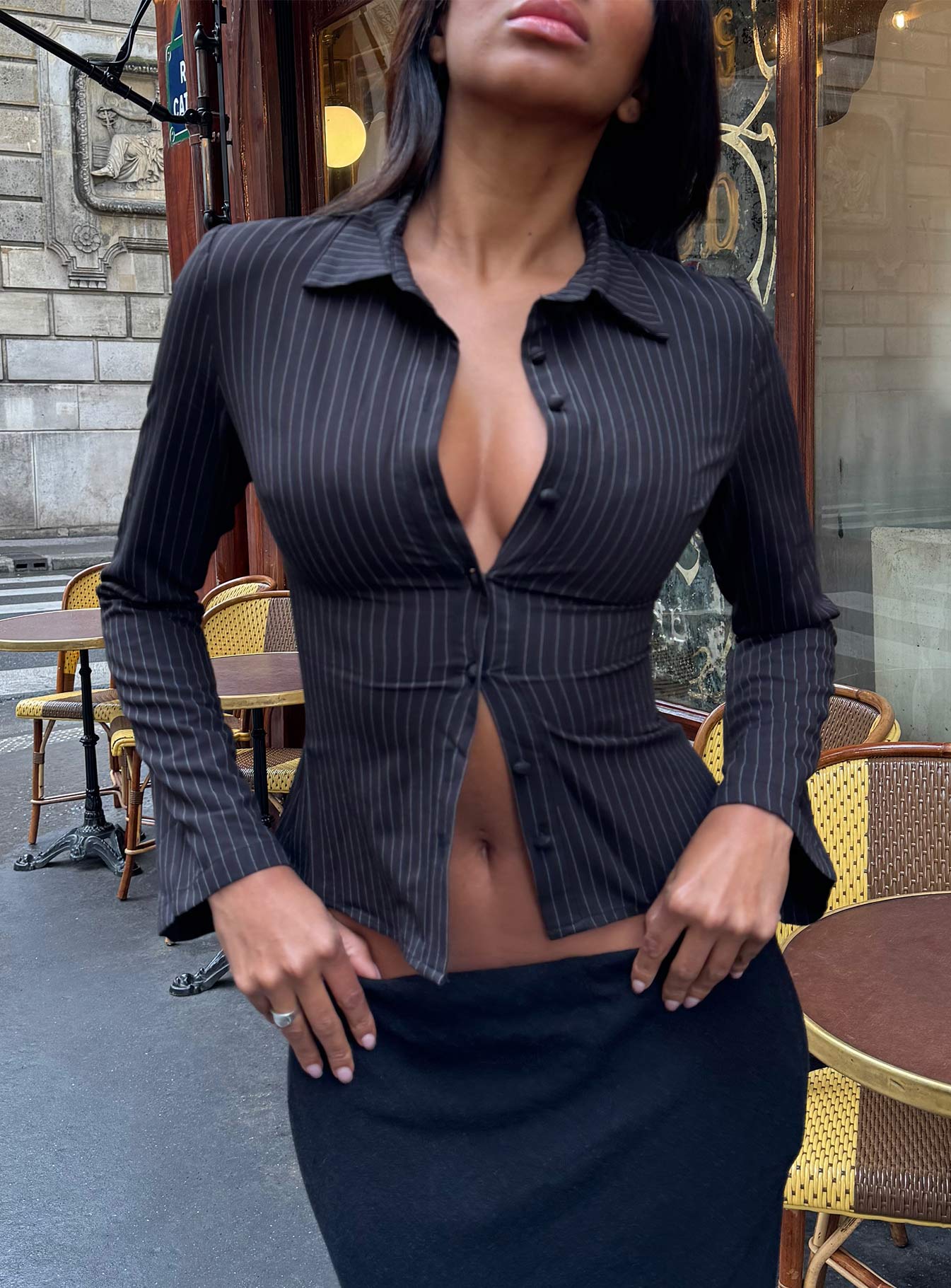 Anna pinstripe shirt