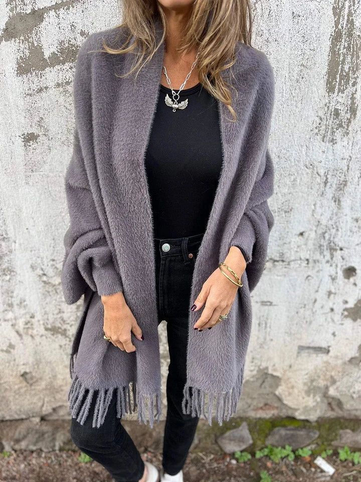 BILA | Everyday Long Sleeve Fringe Coat