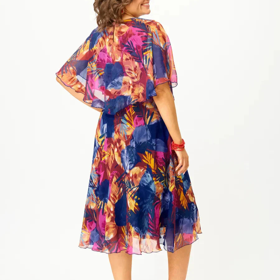 AYALA | Plus Size Comfortable Chiffon Dress