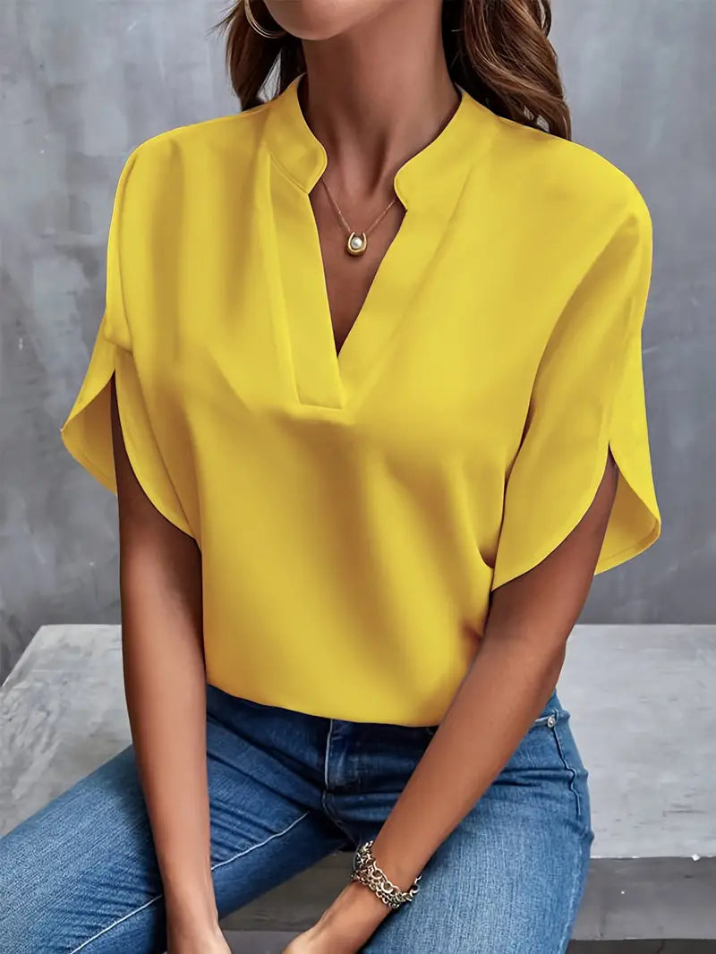 Elegant V-neck Blouse for Women
