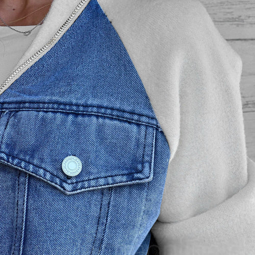 Felicia™ | Unique denim jacket with a vintage twist