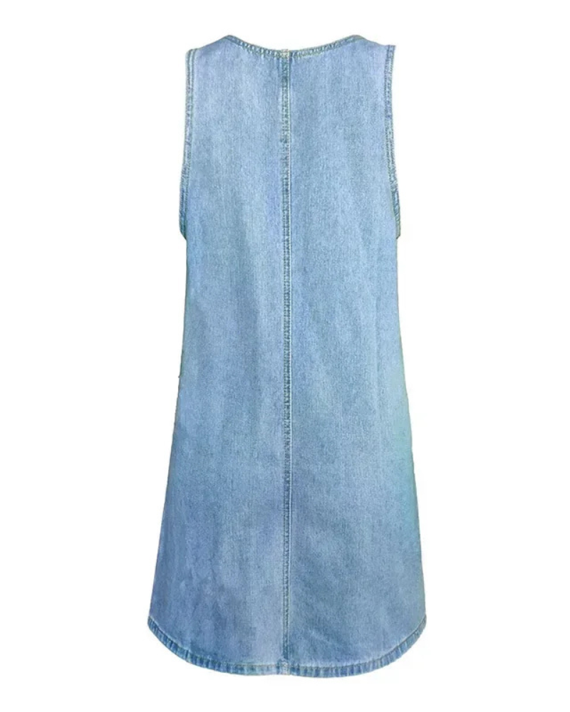 Sigrid Denim Dress™ | Summer Dress with Flattering Cut