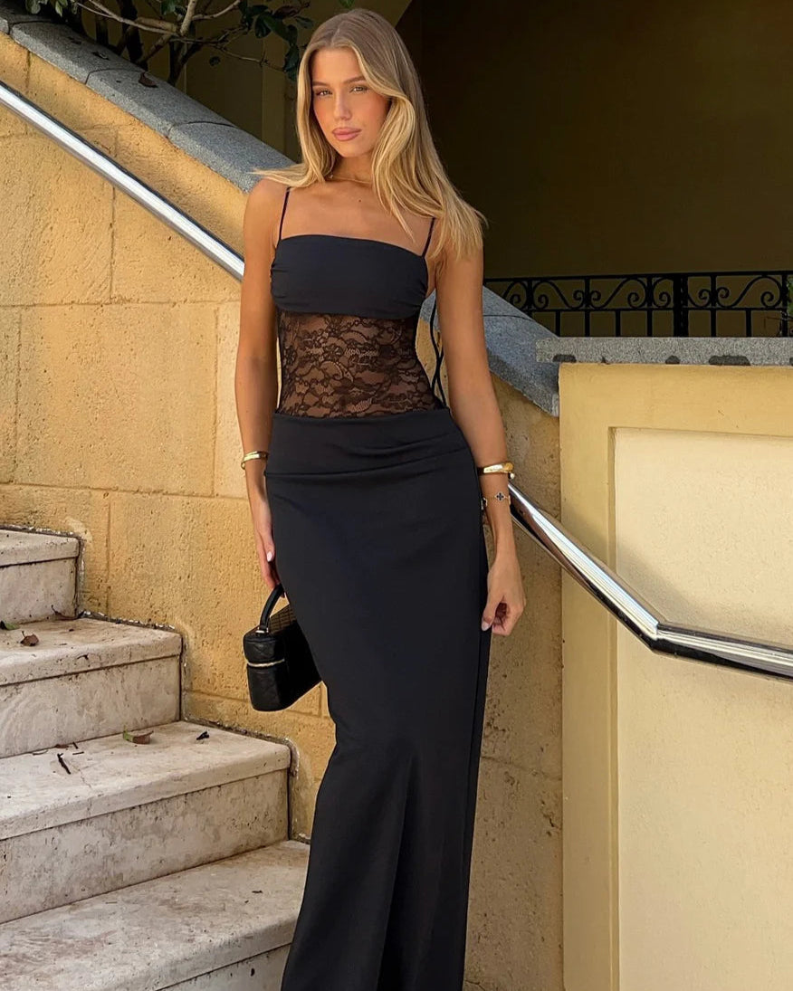 Aria Lace Maxi Dress