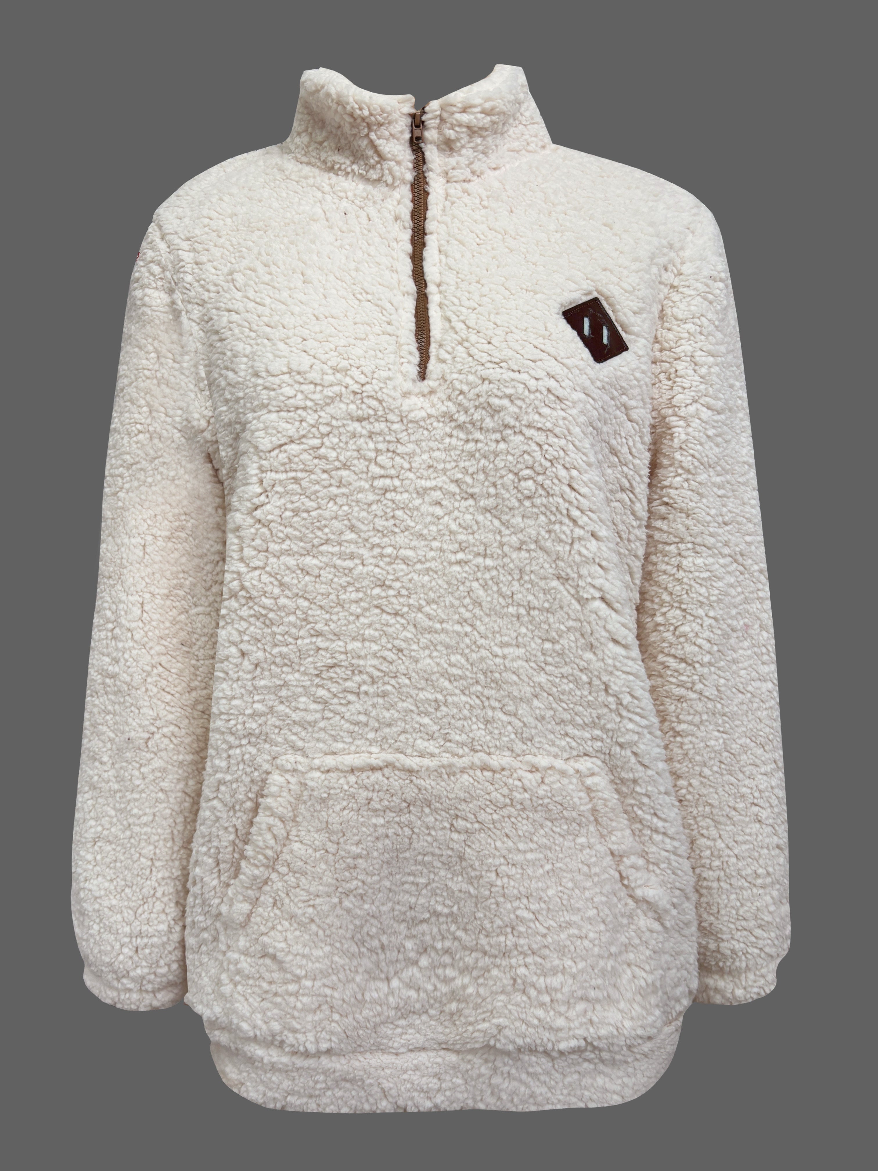 NOREEN | Zip-Up Teddy Sweater