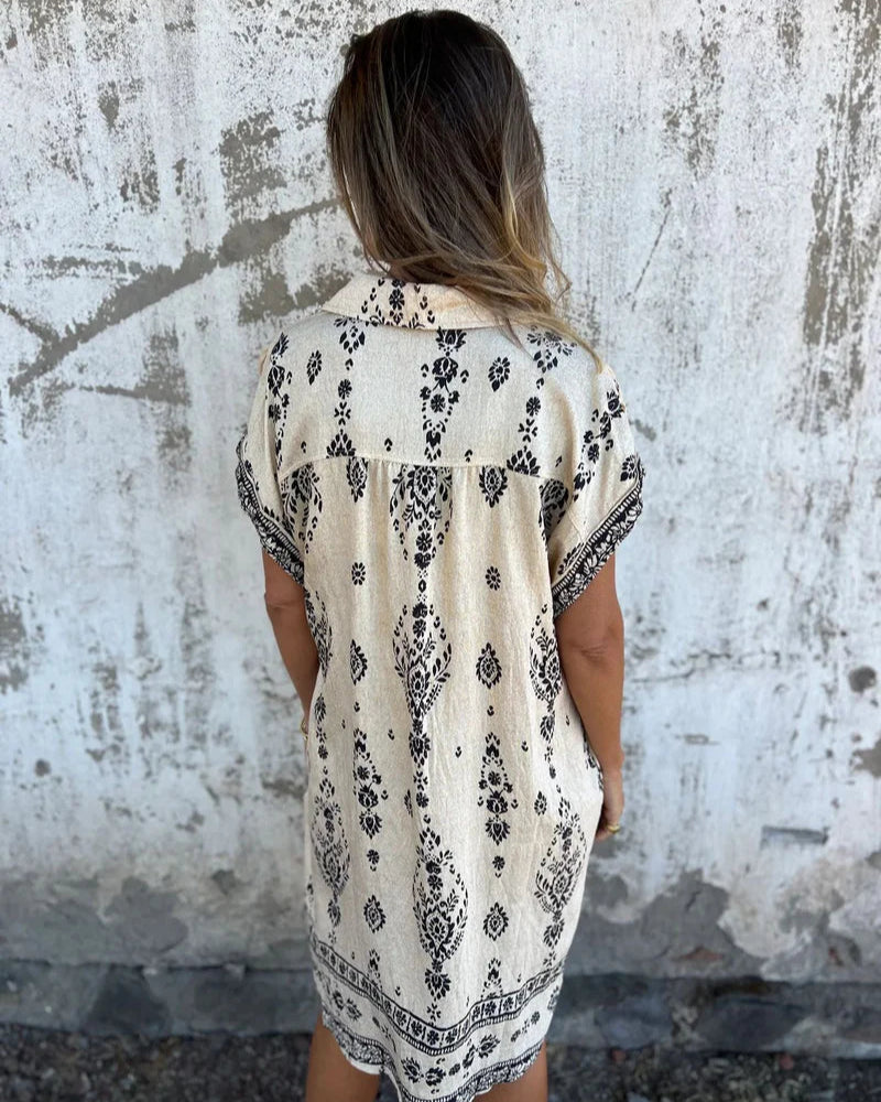 Simona Summer V-neck dress