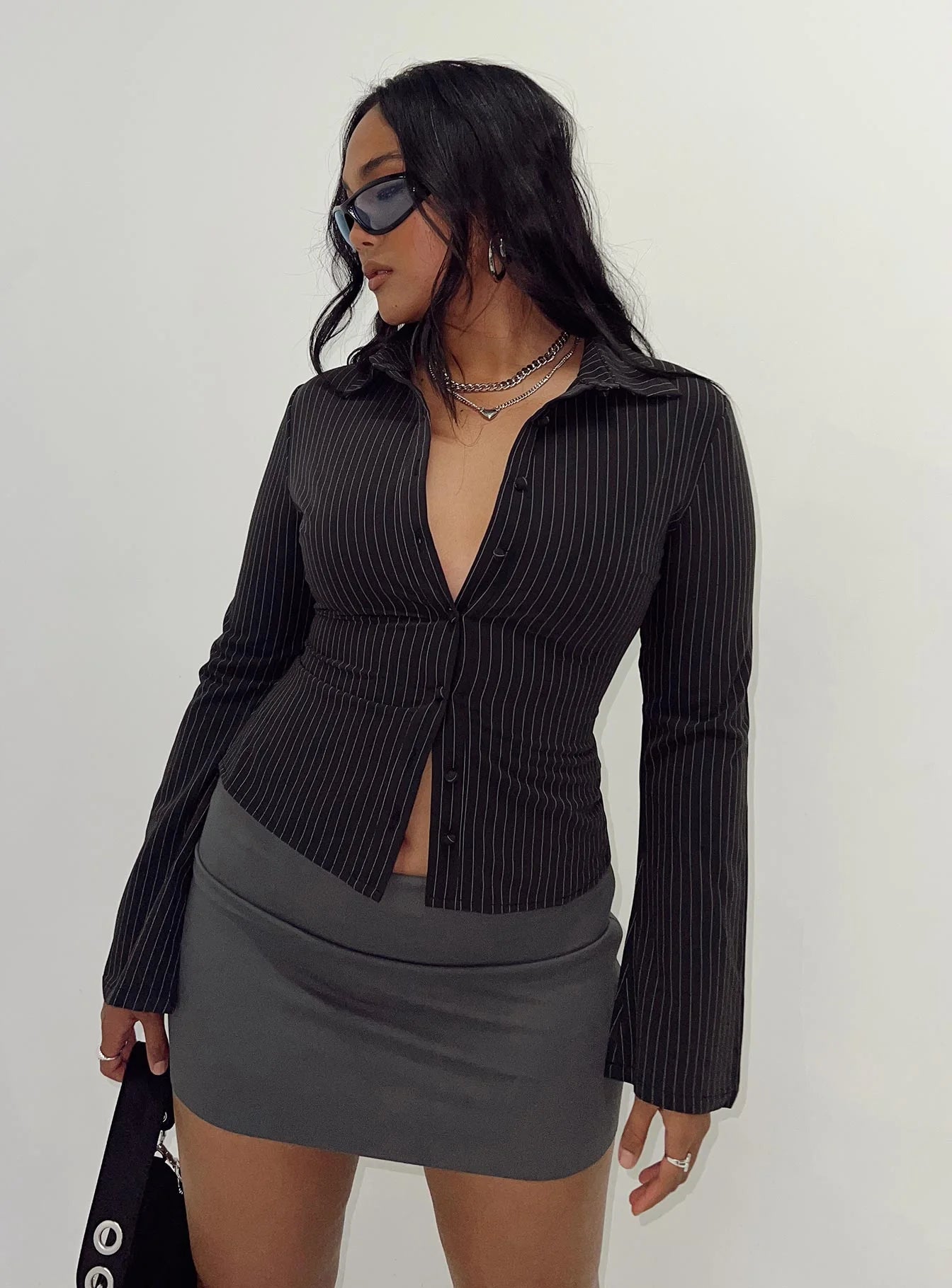 Anna pinstripe shirt