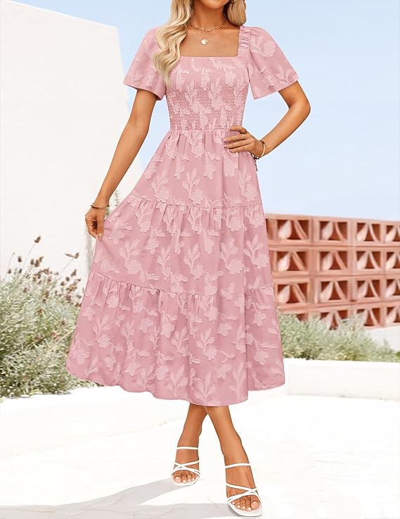 Emily™ | Floral Ruffle Summer Dress
