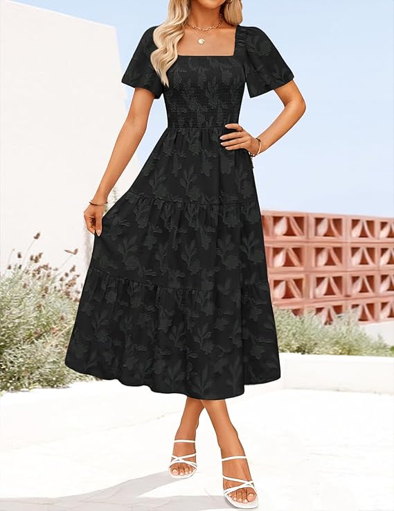 Emily™ | Floral Ruffle Summer Dress