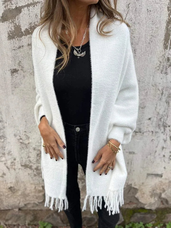 BILA | Everyday Long Sleeve Fringe Coat