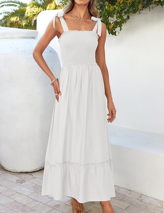 Aurelia™ | Boho Ruffle Maxi Dress