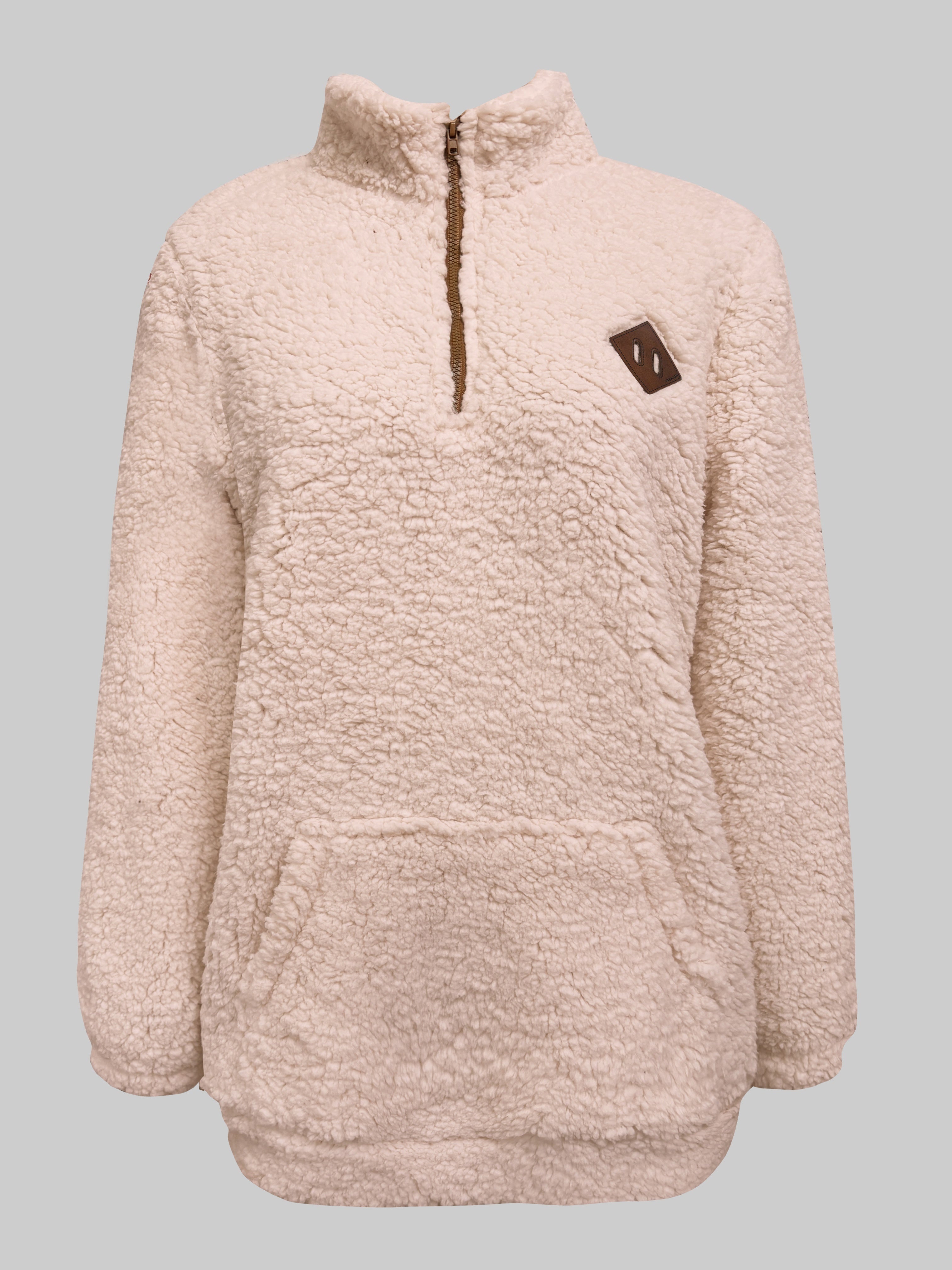 NOREEN | Zip-Up Teddy Sweater