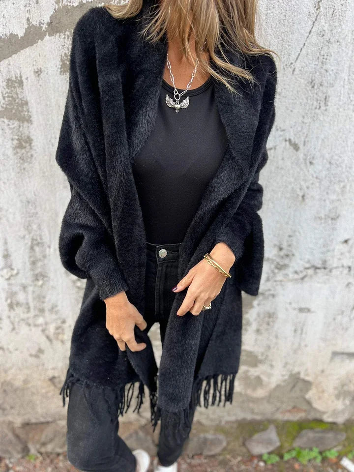 BILA | Everyday Long Sleeve Fringe Coat