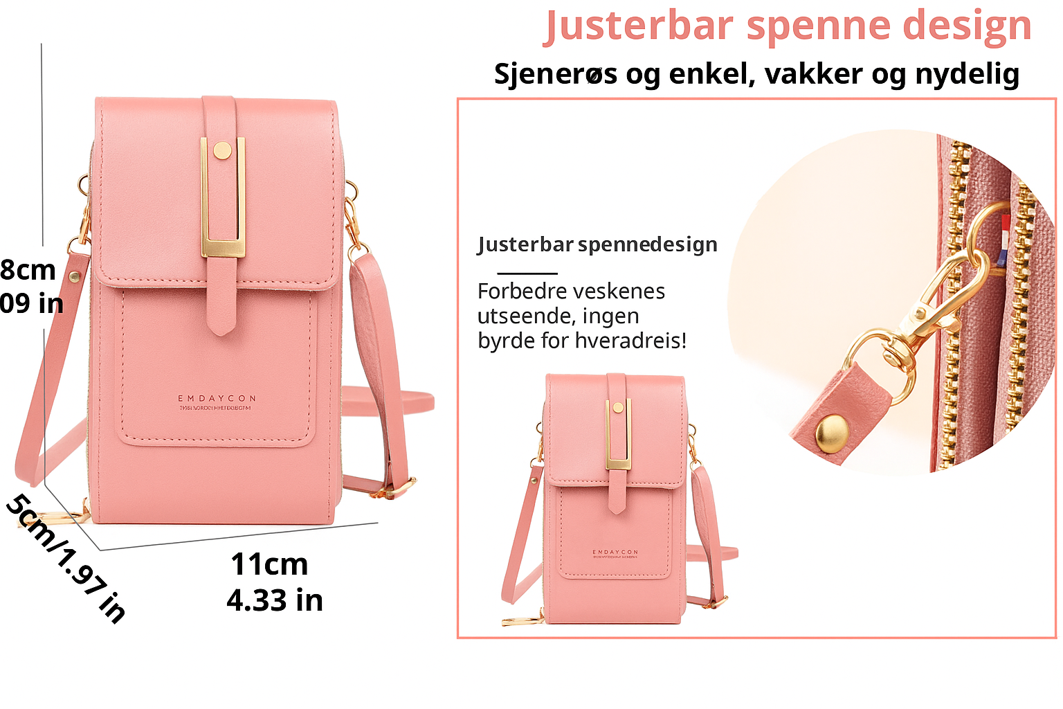 Hominty™ | Crossbody Bag Featuring Mobile Phone Pocket