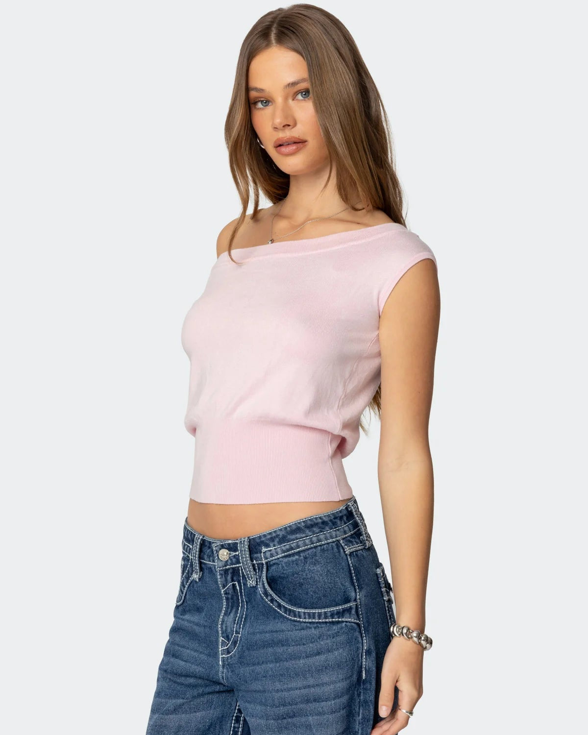 Amelia Off Shoulder Knit Top