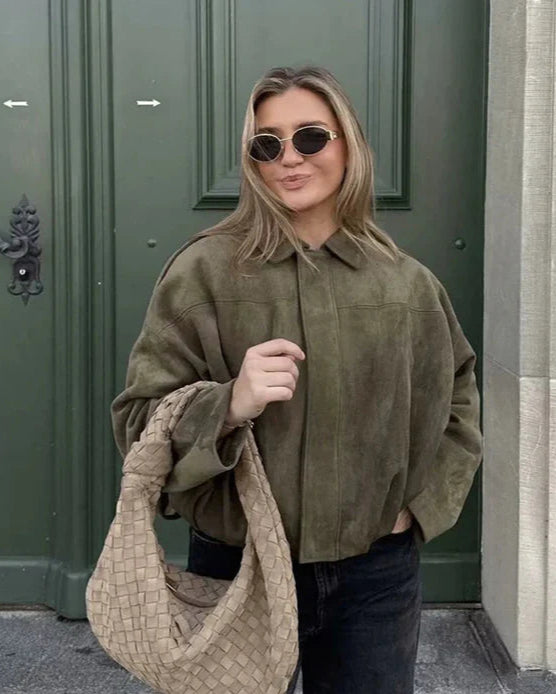 Luna | Elegant Suede Loose Jacket