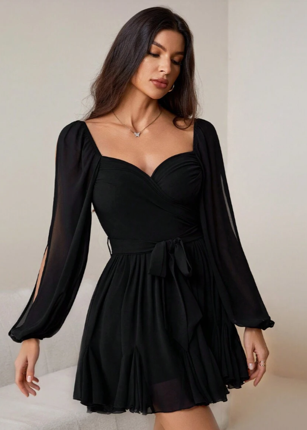 Alise – Chiffon Mini Dress