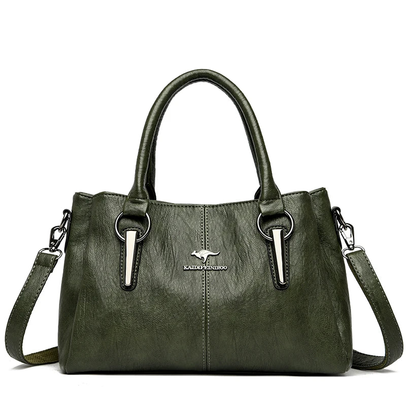 Hominty™ | Soft Leather Crossbody Bag