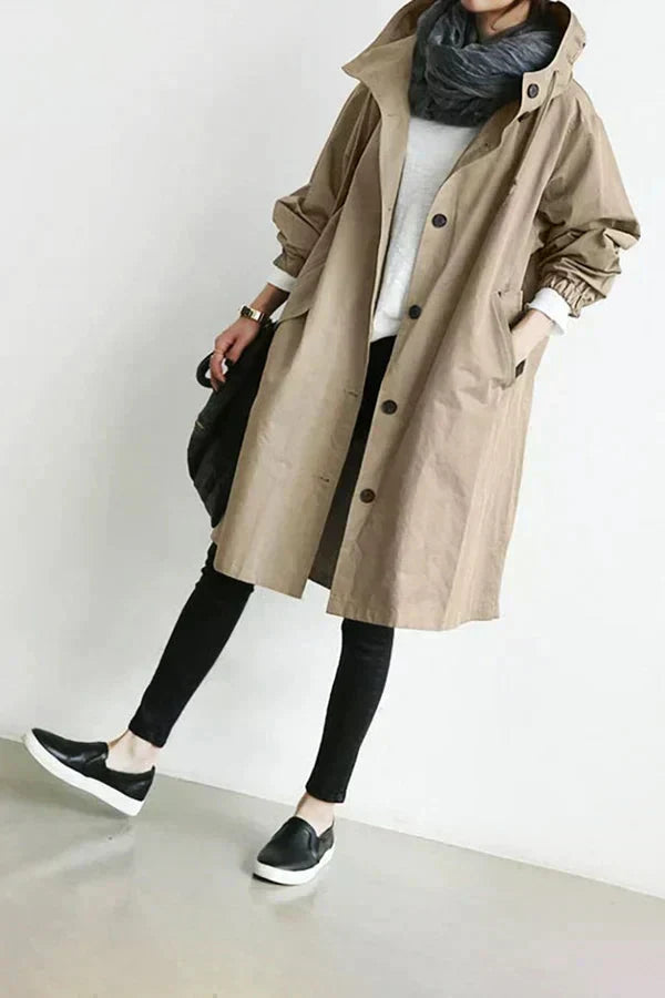 DORO | Hooded Oversized Trench Coat