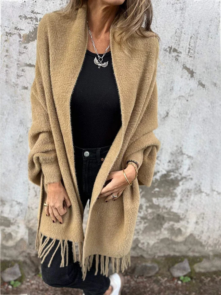 BILA | Everyday Long Sleeve Fringe Coat