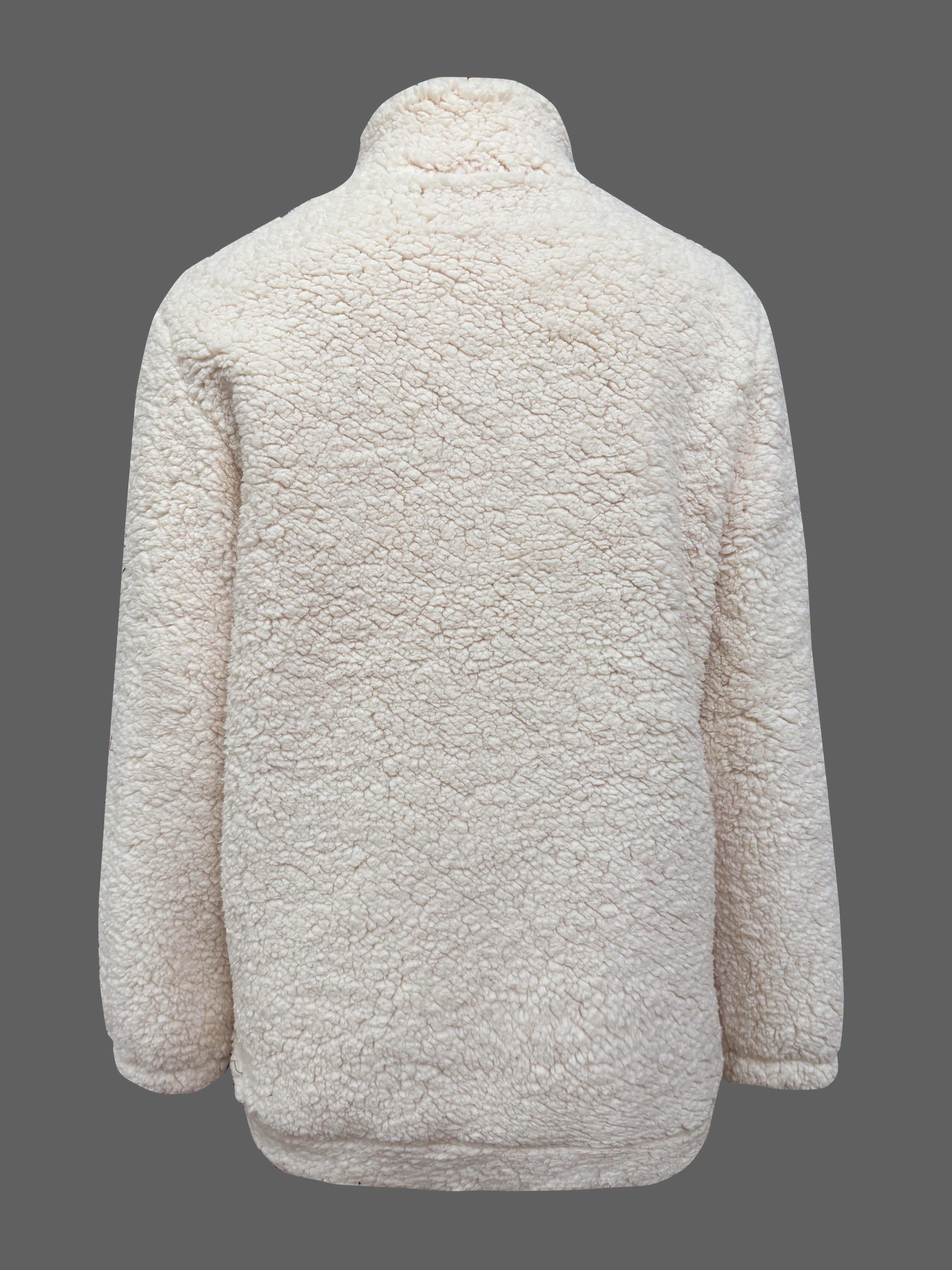 NOREEN | Zip-Up Teddy Sweater
