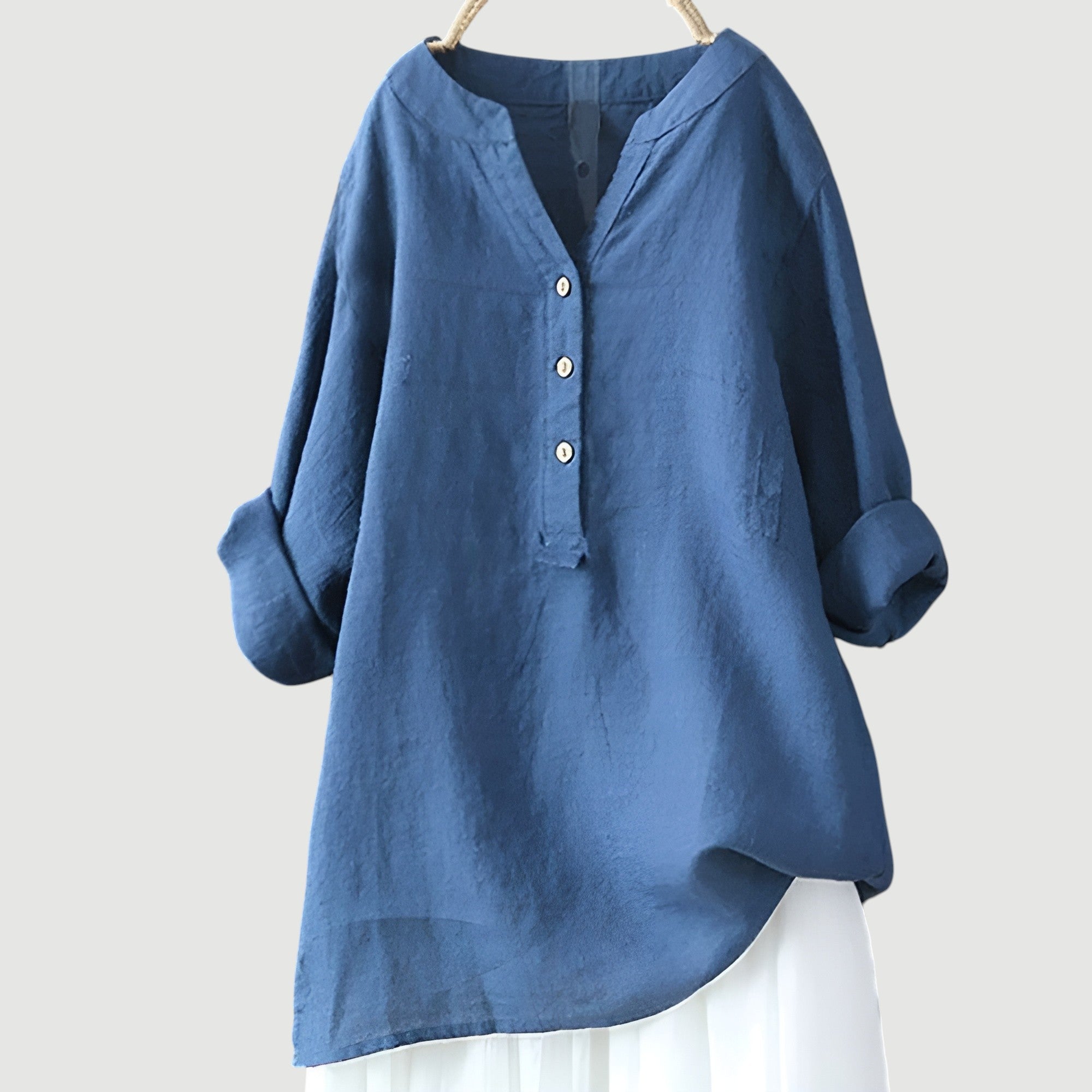 Emily - Breathable and Comfortable Button-Up Shirt