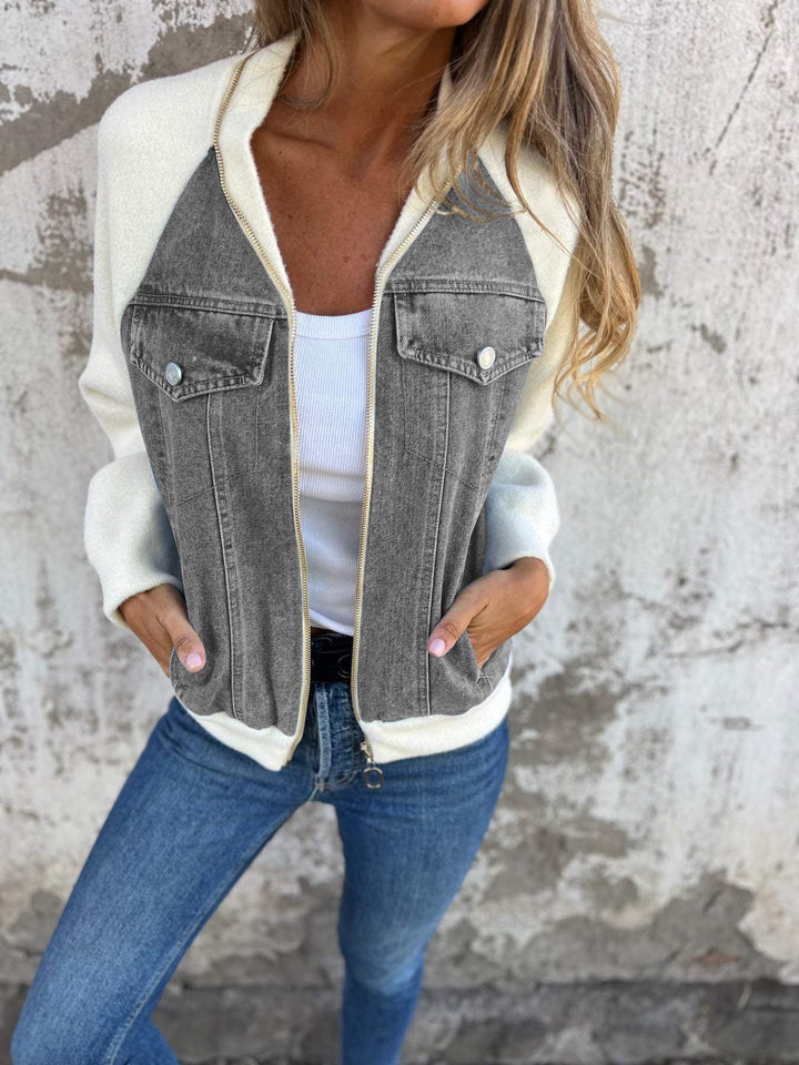 Felicia™ | Unique denim jacket with a vintage twist
