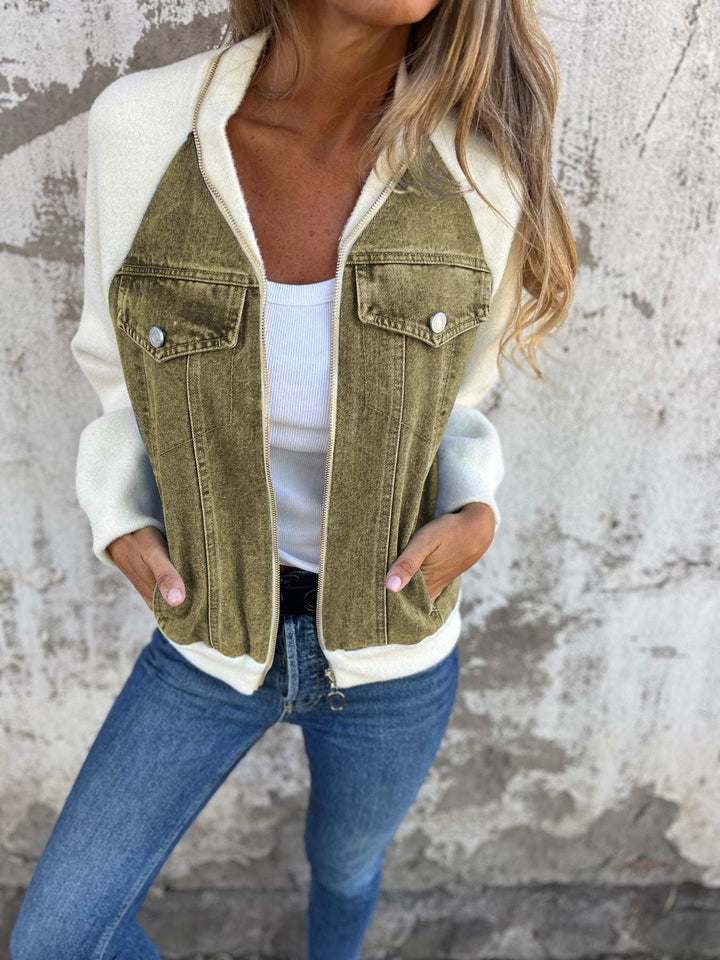 Felicia™ | Unique denim jacket with a vintage twist