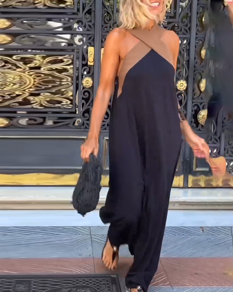 Anne | Chic Crossover Neckline Dress
