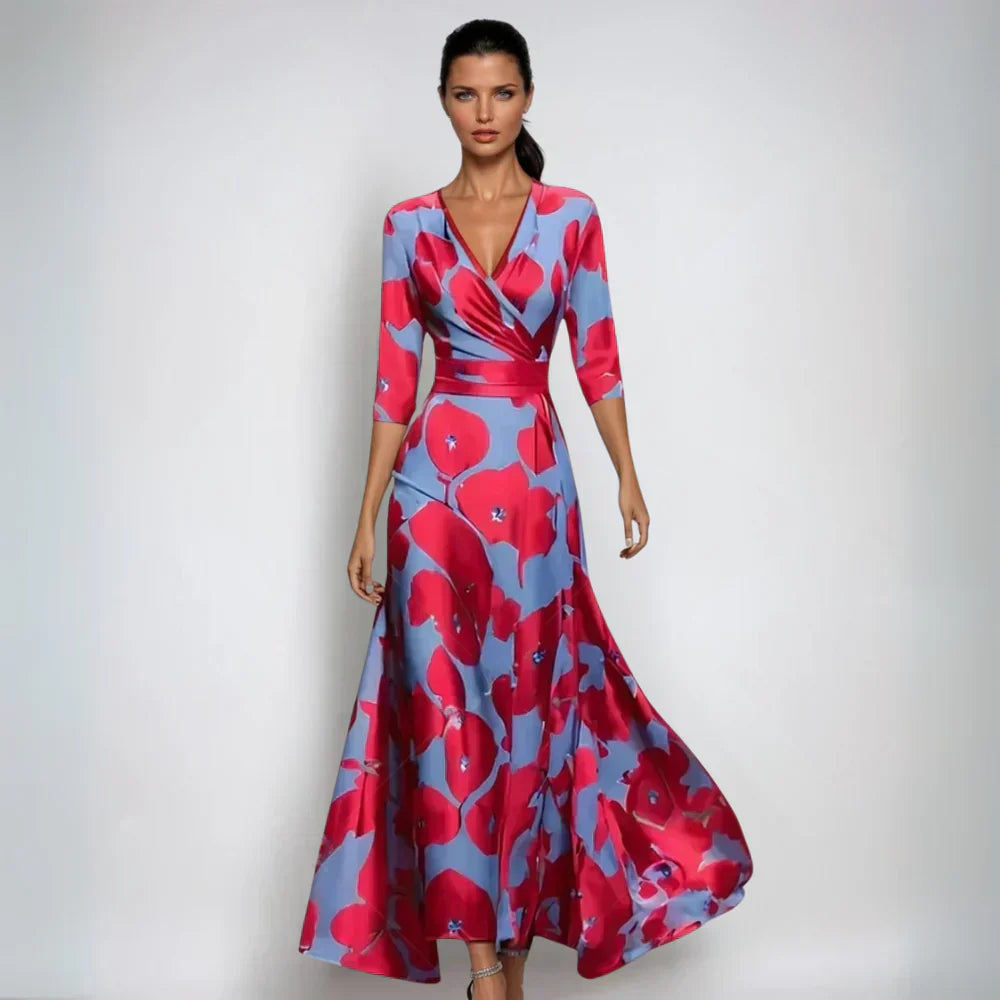 Sofia™ | Stylish Floral Wrap Dress