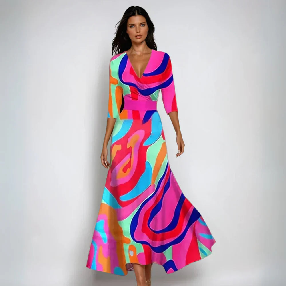 Sofia™ | Stylish Floral Wrap Dress