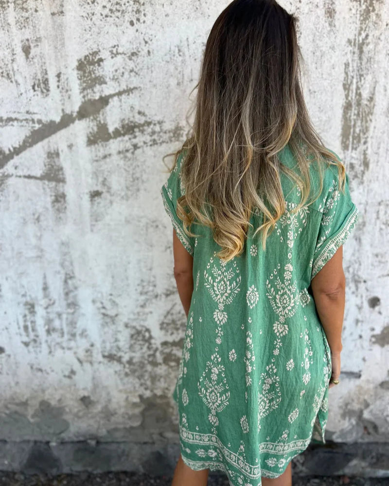 Simona Summer V-neck dress