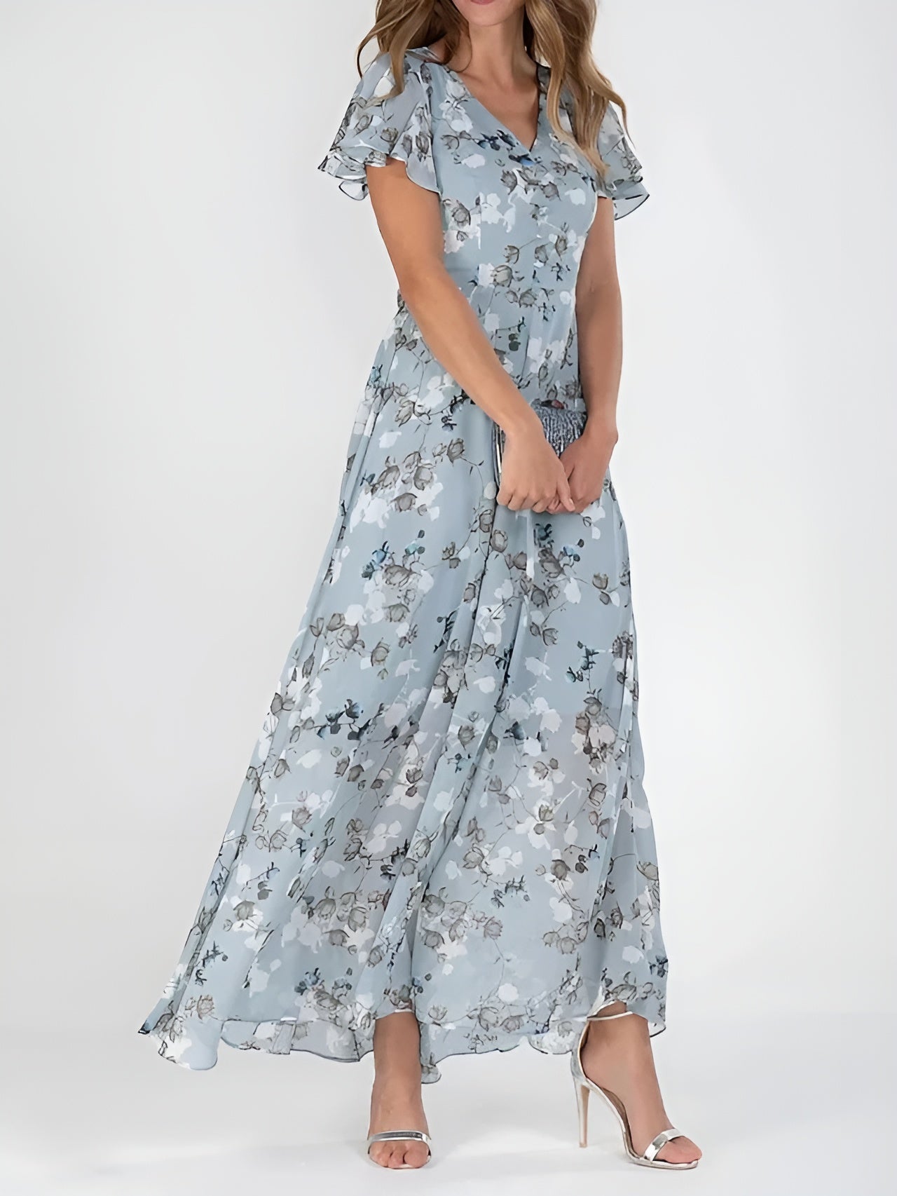 Halina | Elegant Dress That Conceals the Belly