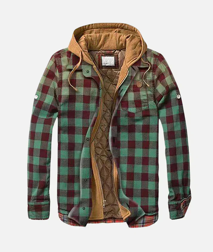 Romeo | Elegant Checkered Patchwork Jacket