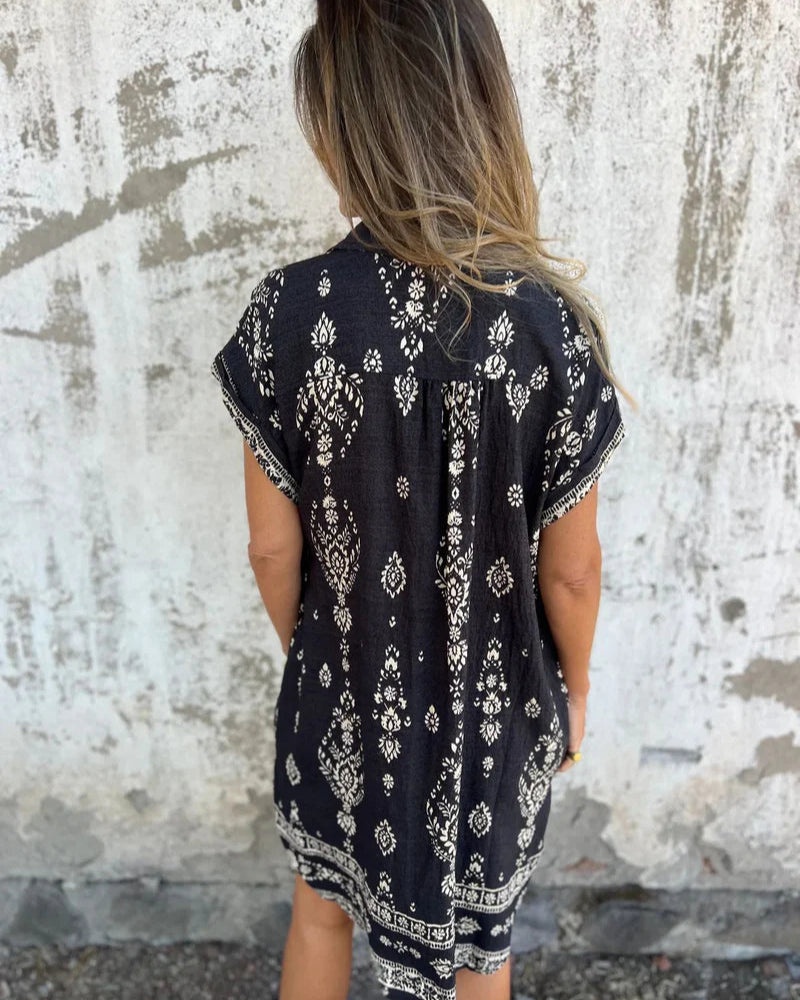 Simona Summer V-neck dress