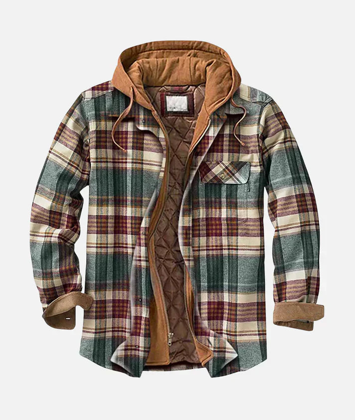 Romeo | Elegant Checkered Patchwork Jacket