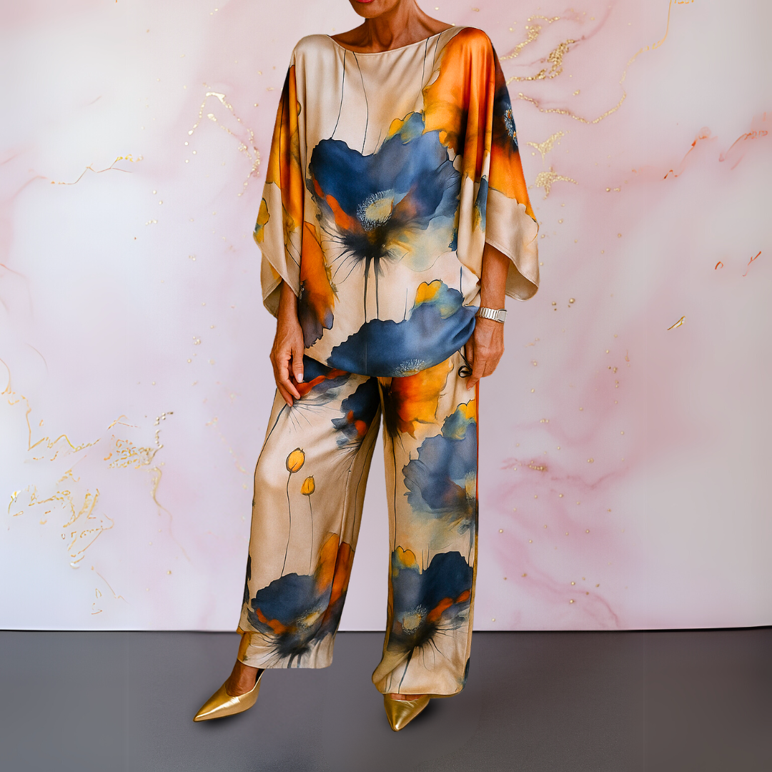 Moniek™ | Women's Satin Two-Piece Set