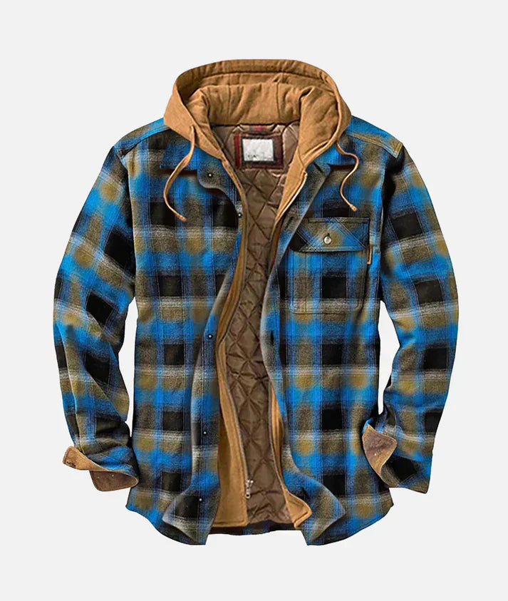 Romeo | Elegant Checkered Patchwork Jacket