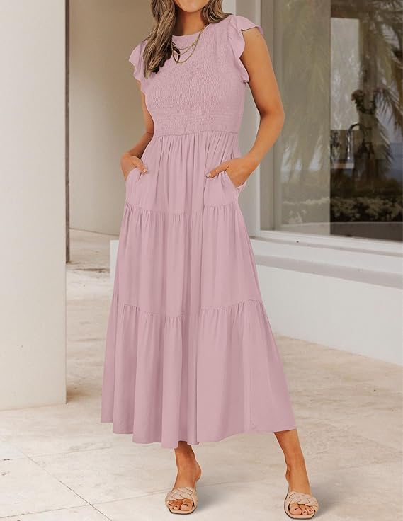 Amelia™ | Flutter Midi Summer Dress
