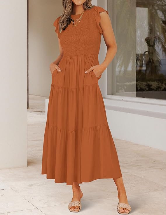 Amelia™ | Flutter Midi Summer Dress