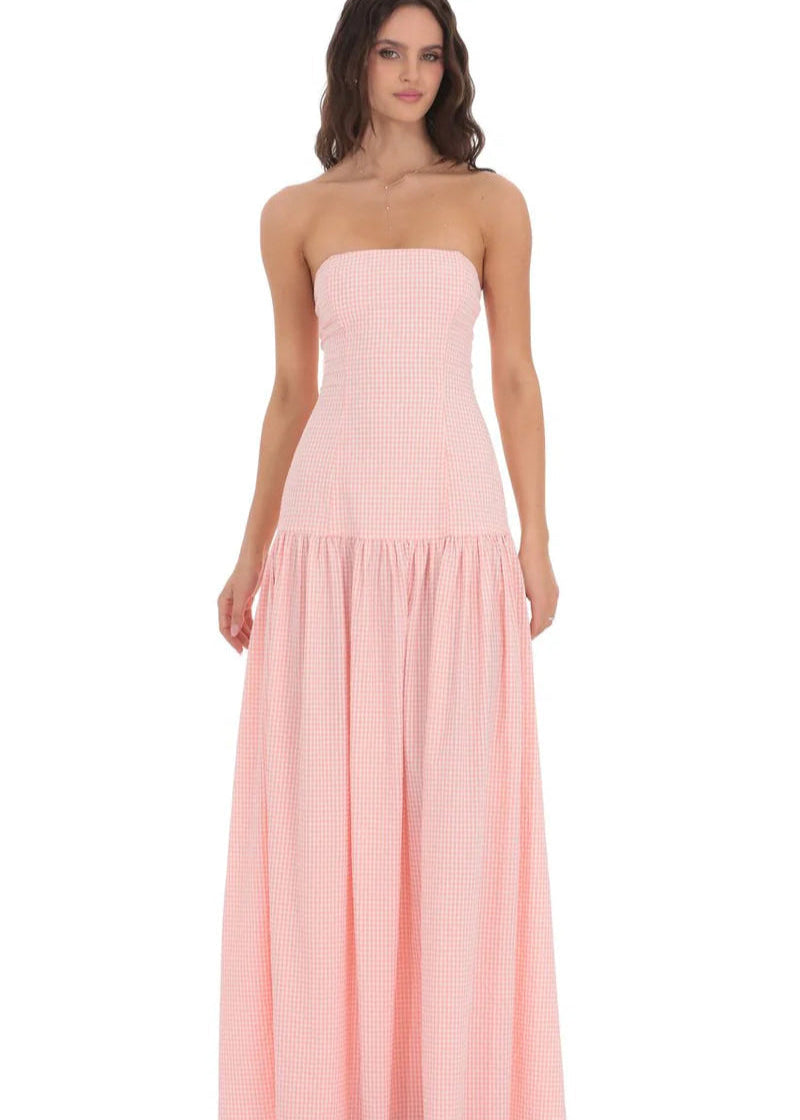 Emily | Strapless Maxi Dress