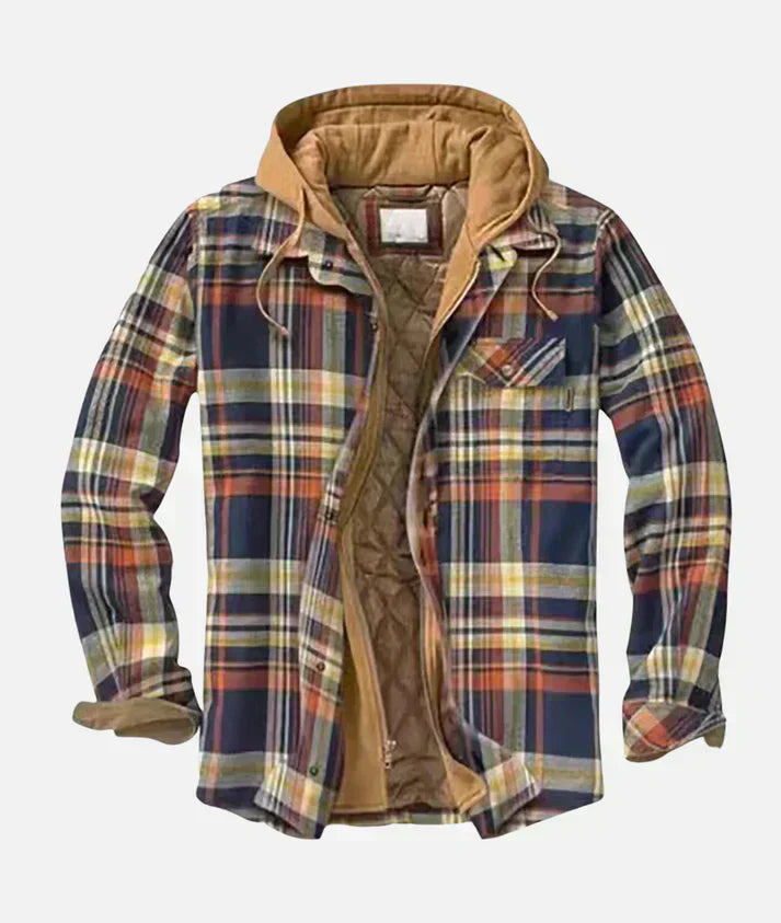 Romeo | Elegant Checkered Patchwork Jacket