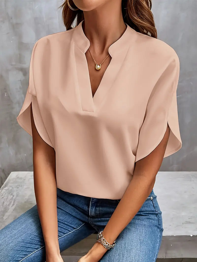 Elegant V-neck Blouse for Women