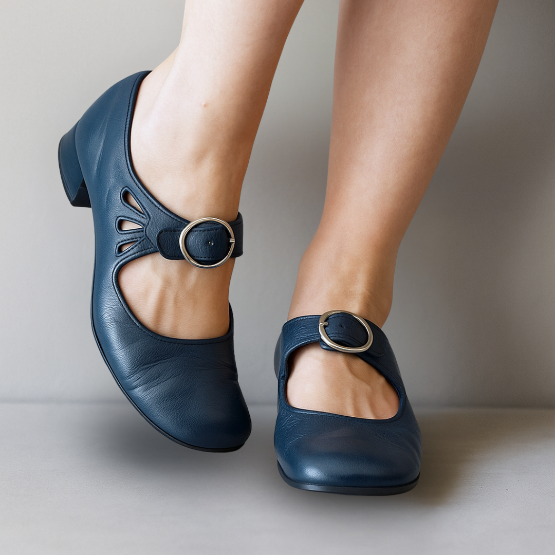 Els™ | Orthopaedic leather sandals with comfortable slip sole