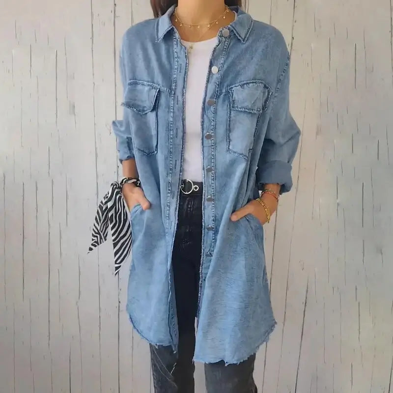 MARIE | Relaxed Denim Shirt Jacket